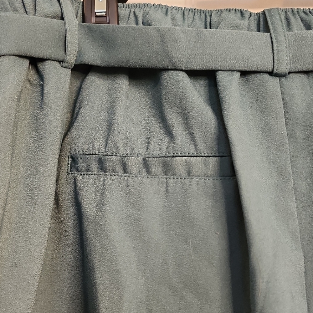 A New Day High Waist Teal Shorts with Bow. - Picture 7 of 9